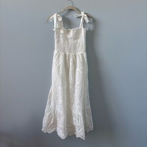 White Eyelet Sundress